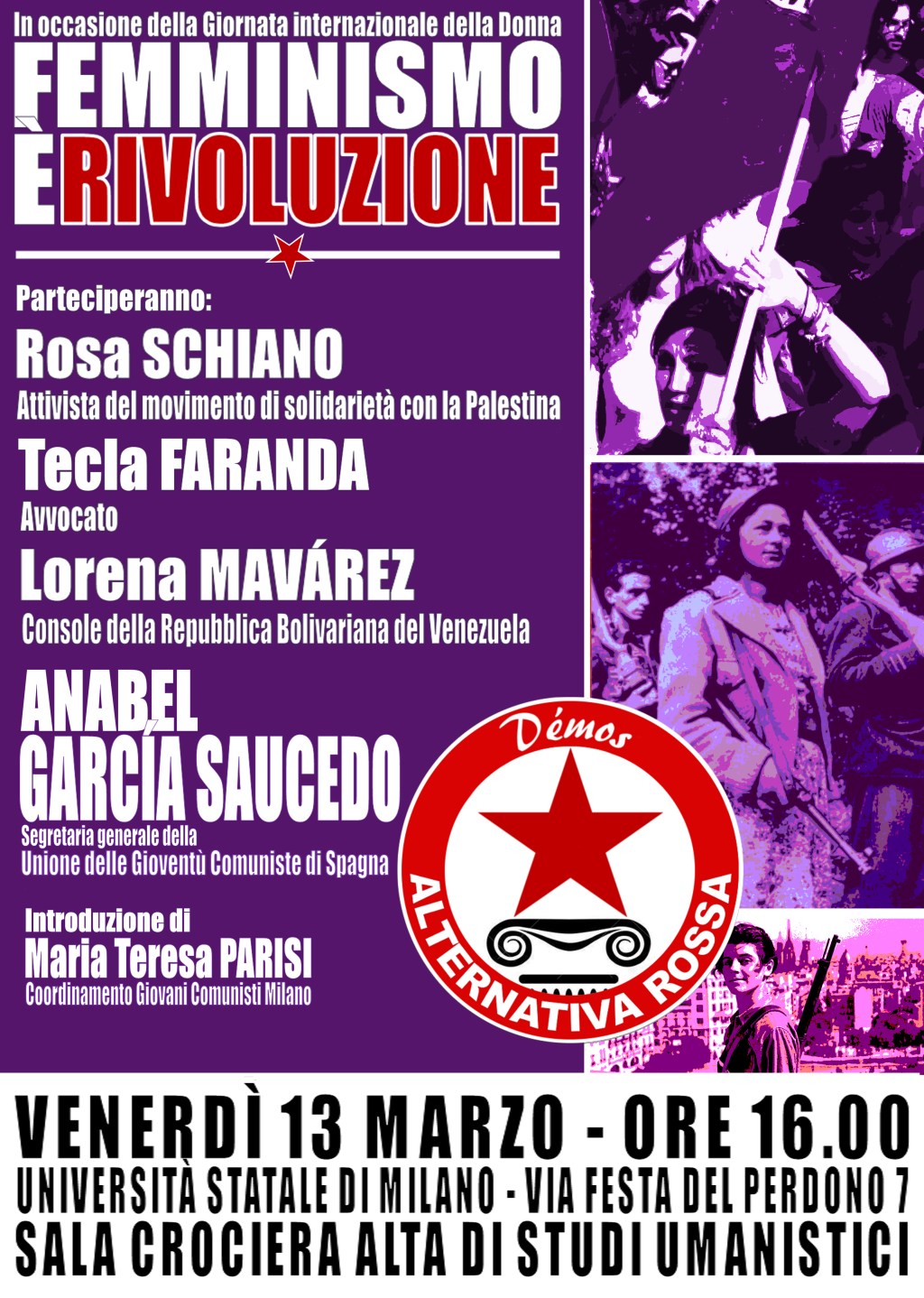 Università Statale di Milano: «Femminismo è Rivoluzione» (Video)