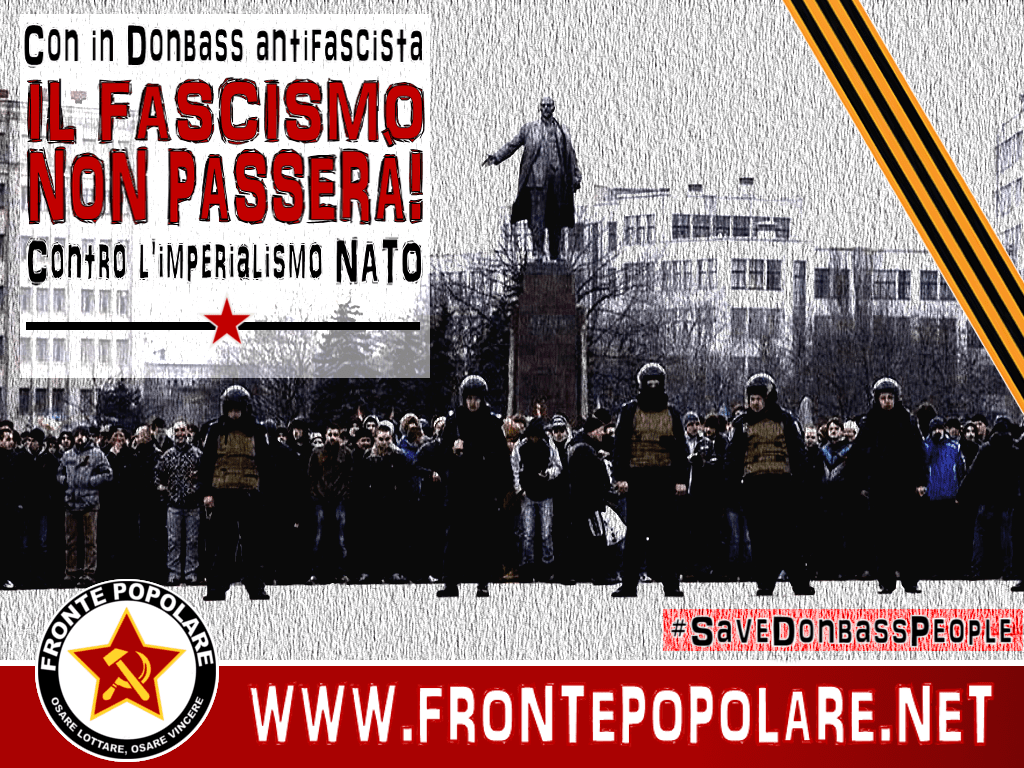 Giovani Comunisti nel Donbass con la “Carovana antifascista”