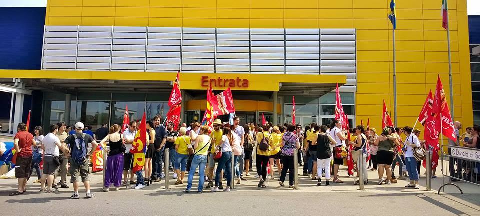 IKEA: la maschera che cade, lo sciopero che inizia