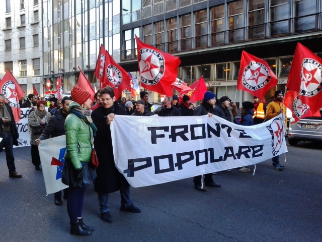 Milano, 16/01: EuroStop in piazza contro imperialismo e guerra&nbsp;(Video)