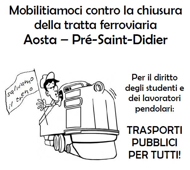 FP contro la chiusura della tratta ferroviaria Aosta – Pré-Saint-Didier