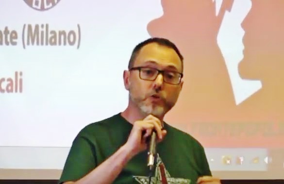Primo Congresso di Fronte Popolare: il saluto dell’ANPI di Peschiera Borromeo&nbsp;(Video)