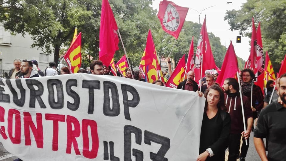 Torino: Fronte Popolare contro il G7 economia e lavoro per rilanciare la lotta di classe&nbsp;(Video)