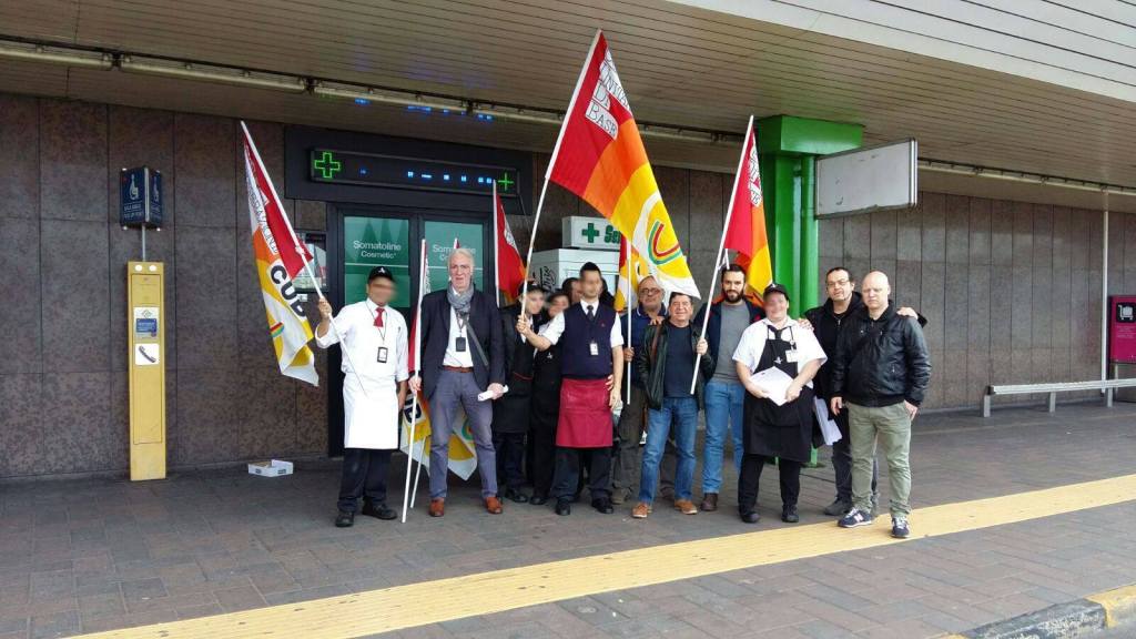 Milano: lavoratore CUB reintegrato all’Autogrill di Linate