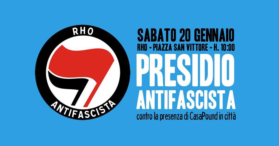 In provincia di Milano contro l’estrema destra: “Ora e sempre partigiani! A Rho il fascismo non&nbsp;passerà!”