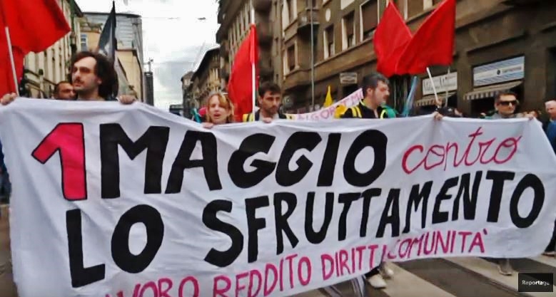 Il 1° Maggio milanese contro precarietà e sfruttamento: reportage da una manifestazione di lotta (Video)