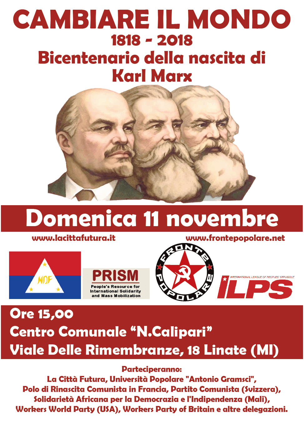 Disponibili su “La Città Futura” gli atti del nostro convegno internazionale “Cambiare il mondo: Bicentenario di Karl Marx”