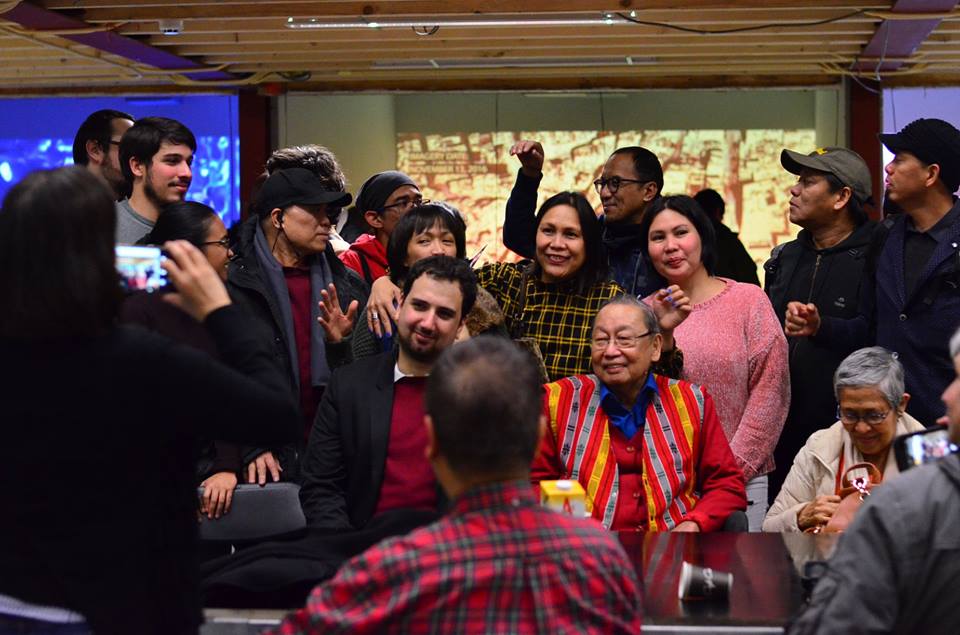 José Maria Sison, storico dirigente rivoluzionario filippino, riceve la tessera onoraria 2019 di Fronte&nbsp;Popolare