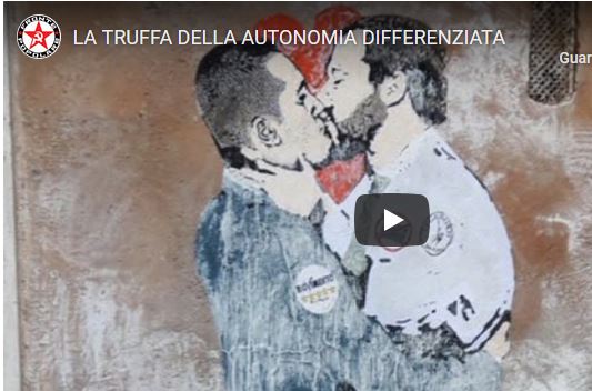 Fronte Popolare contro la truffa dell’autonomia differenziata (Video)