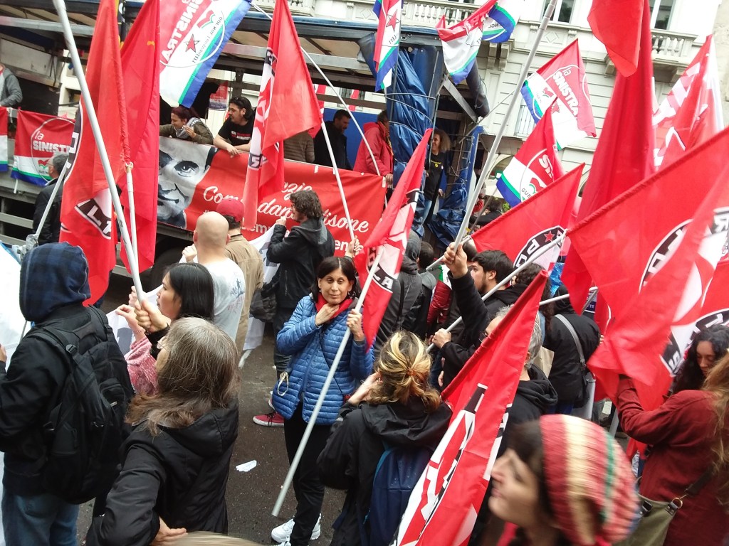 Milano – Organizzazioni di sinistra contro la mozione anticomunista dell’Europarlamento e le provocazioni della destra&nbsp;milanese