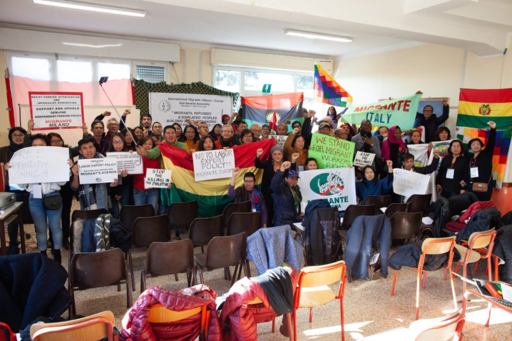 Fronte Popolare alla II Assemblea Generale dell’International Migrants Alliance – Europe (Como, 7 dicembre 2019)