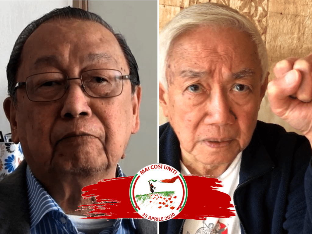 25 APRILE – I messaggi di saluto di José Maria Sison e Luis Jalandoni, dirigenti della Rivoluzione filippina&nbsp;(Video)