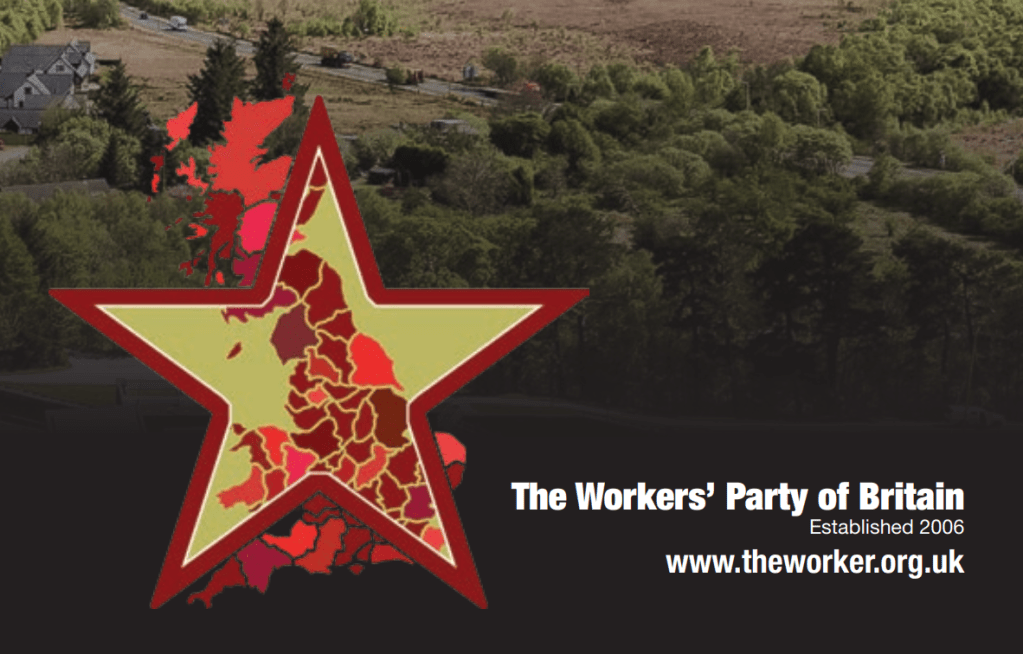 Secondo Congresso: il saluto del Workers Party of Britain (Gran&nbsp;Bretagna)