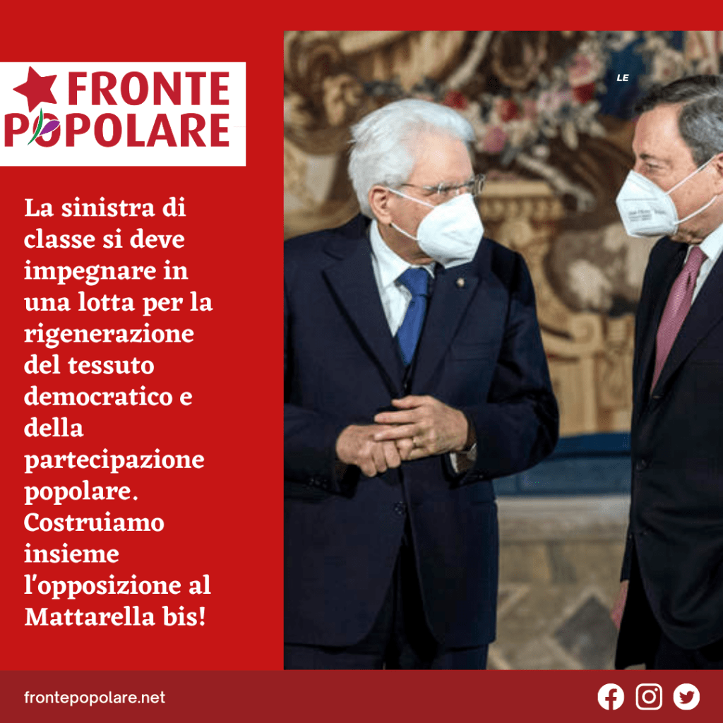 Costruiamo insieme l’opposizione al Mattarella bis