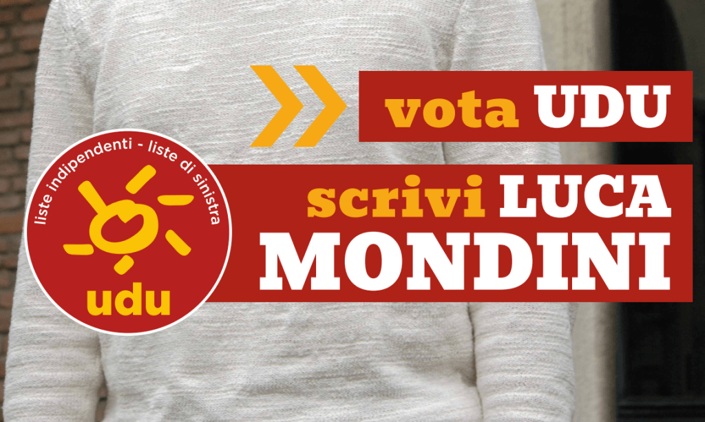 Sosteniamo Luca Mondini alle prossime elezioni del CNSU!